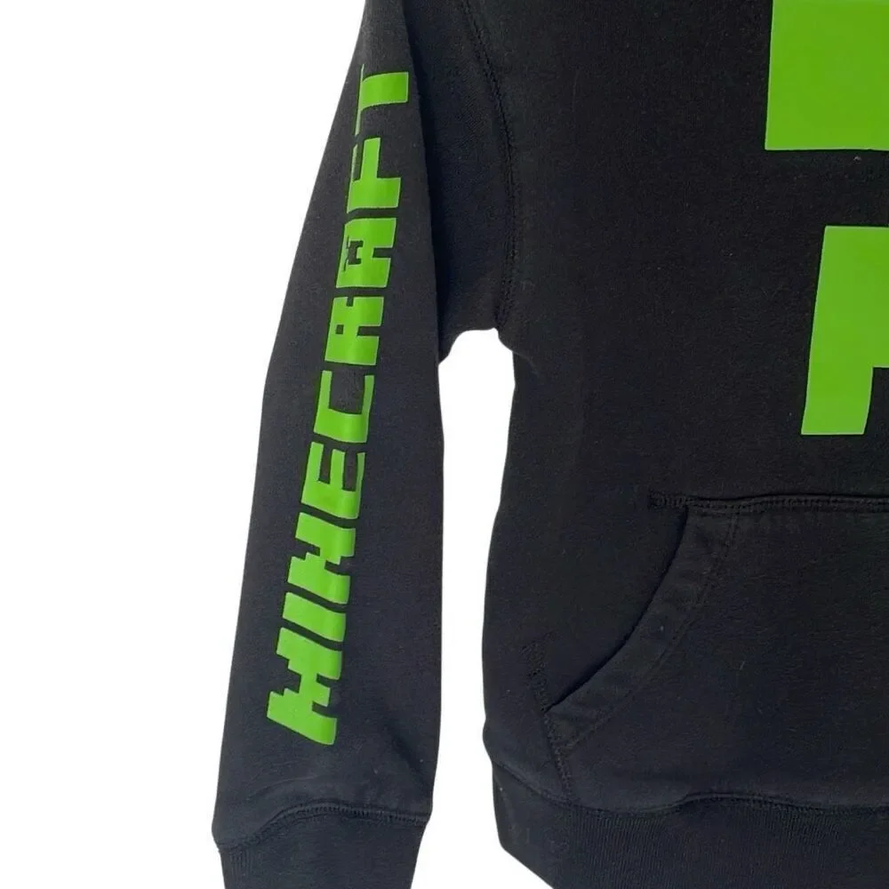 Gap Kids Minecraft Creeper Hooded Sweatshirt Size Small/6-7